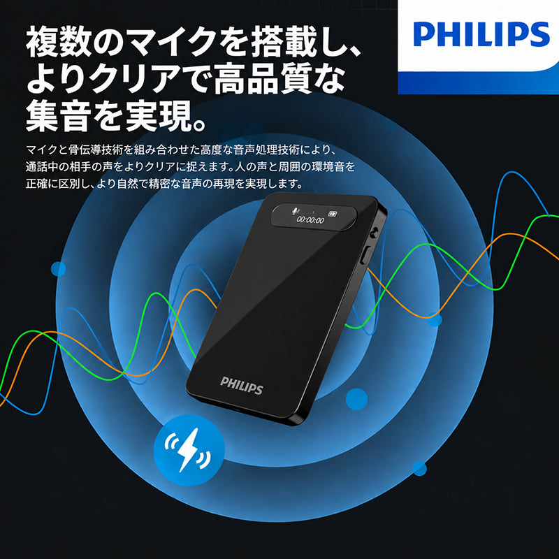 フィリップス録音カード VTR7900 | メモリ62GB